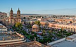 Panoramica plaza de armas Durango